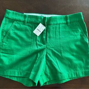 J. Crew Green Women's Shorts - Size 10